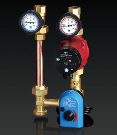 普爾納森圖與混水中心 冷熱水系統工作原理詳解